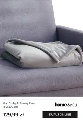 home&you - gazetka promocyjna Miękkie i ciepłe koce od czwartku 20.11 do niedzieli 30.11 - strona 6