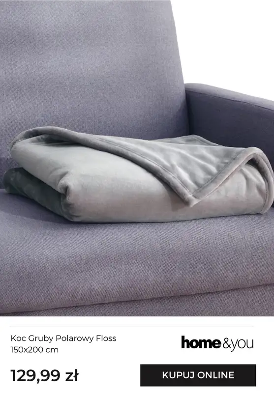 home&you - gazetka promocyjna Miękkie i ciepłe koce od czwartku 20.11 do niedzieli 30.11 - strona 6