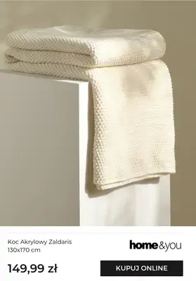 home&you - gazetka promocyjna Miękkie i ciepłe koce od czwartku 20.11 do niedzieli 30.11 - strona 10