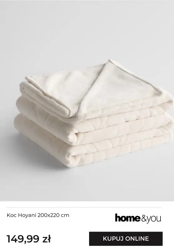 home&you - gazetka promocyjna Miękkie i ciepłe koce od czwartku 20.11 do niedzieli 30.11 - strona 13