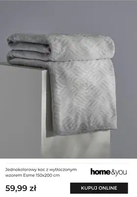 home&you - gazetka promocyjna Miękkie i ciepłe koce od czwartku 20.11 do niedzieli 30.11 - strona 11