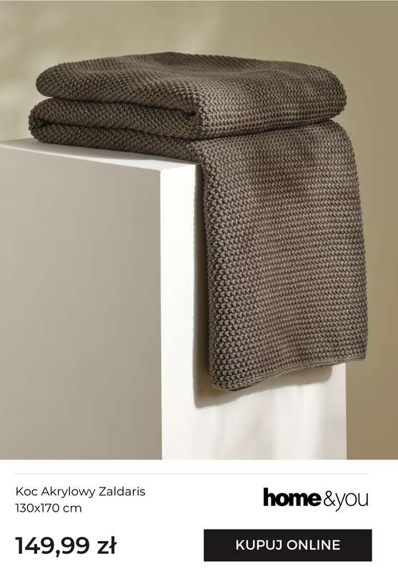 home&you - gazetka promocyjna Miękkie i ciepłe koce od czwartku 20.11 do niedzieli 30.11 - strona 9