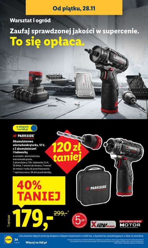 Lidl - gazetka promocyjna Katalog od poniedziałku 24.11 do soboty 29.11 - strona 36