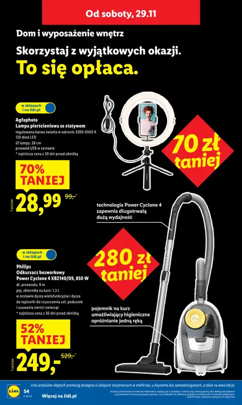 Lidl - gazetka promocyjna Katalog od poniedziałku 24.11 do soboty 29.11 - strona 56