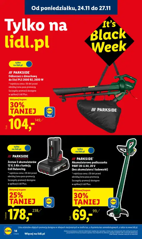 Lidl - gazetka promocyjna Katalog od poniedziałku 24.11 do soboty 29.11 - strona 16