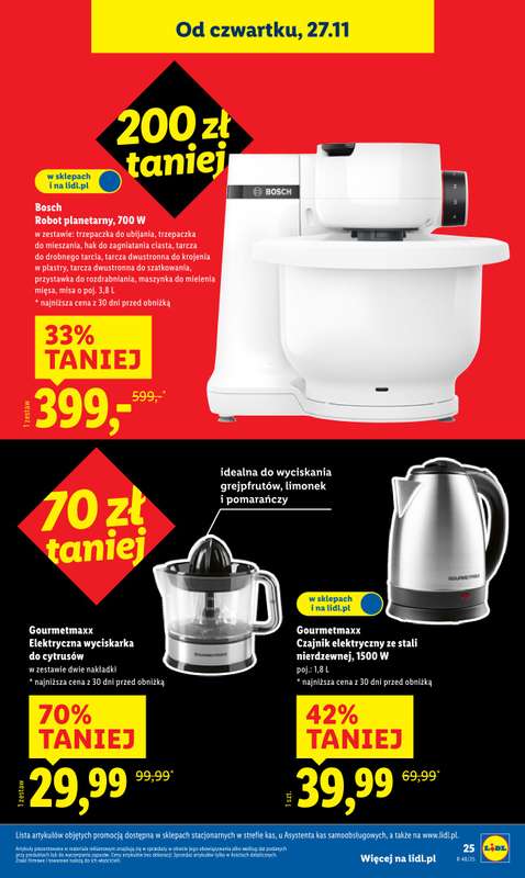 Lidl - gazetka promocyjna Katalog od poniedziałku 24.11 do soboty 29.11 - strona 27