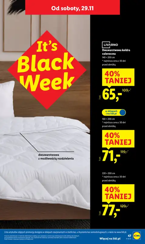 Lidl - gazetka promocyjna Katalog od poniedziałku 24.11 do soboty 29.11 - strona 49
