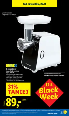 Lidl - gazetka promocyjna Katalog od poniedziałku 24.11 do soboty 29.11 - strona 33
