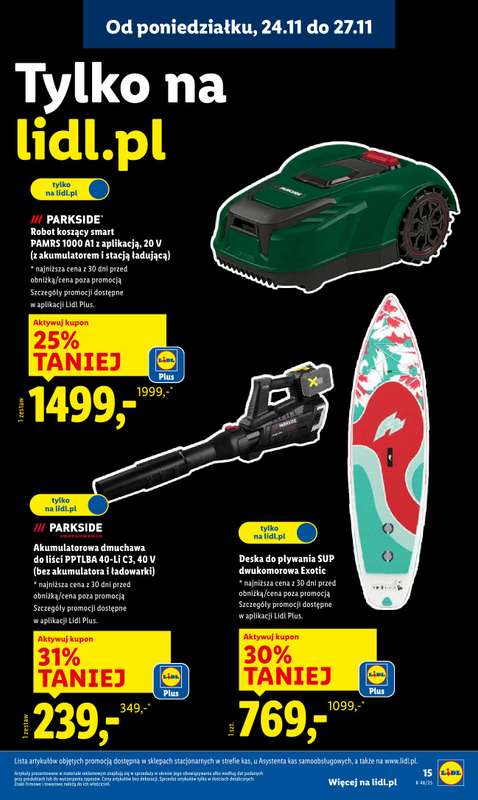 Lidl - gazetka promocyjna Katalog od poniedziałku 24.11 do soboty 29.11 - strona 17