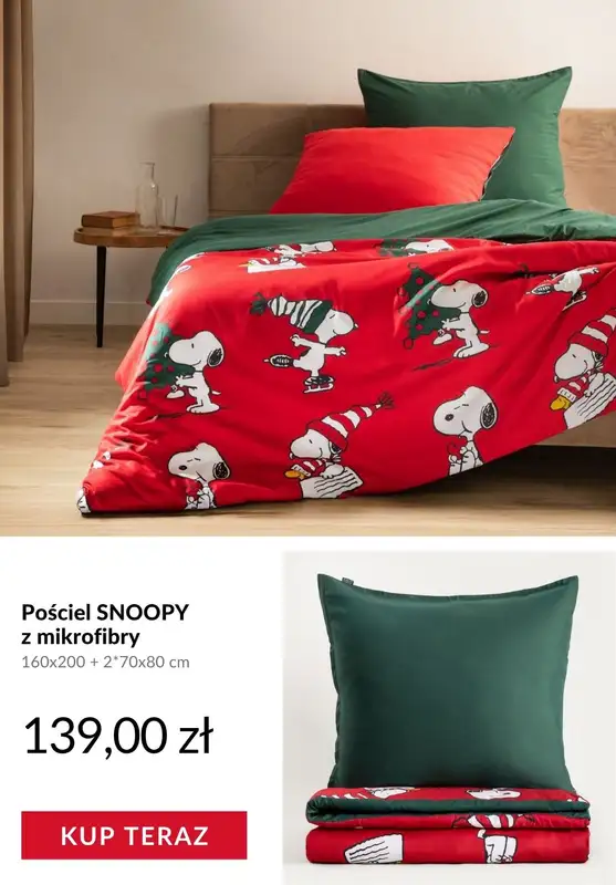 Homla - gazetka promocyjna Świąteczne pościele od czwartku 20.11  - strona 6