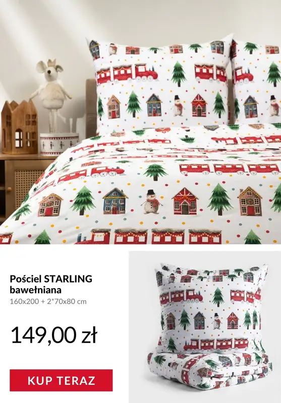 Homla - gazetka promocyjna Świąteczne pościele od czwartku 20.11  - strona 2