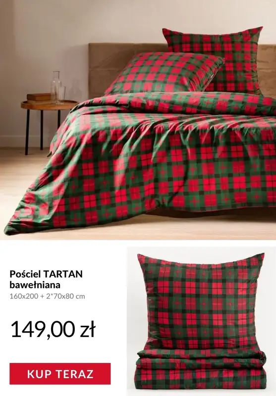 Homla - gazetka promocyjna Świąteczne pościele od czwartku 20.11  - strona 12