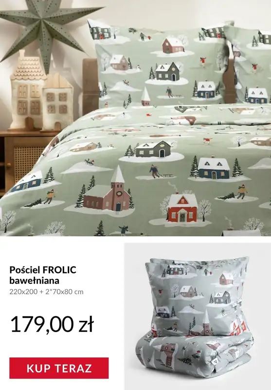 Homla - gazetka promocyjna Świąteczne pościele od czwartku 20.11  - strona 10