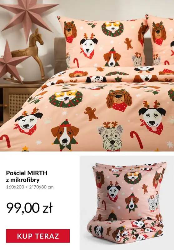 Homla - gazetka promocyjna Świąteczne pościele od czwartku 20.11  - strona 7