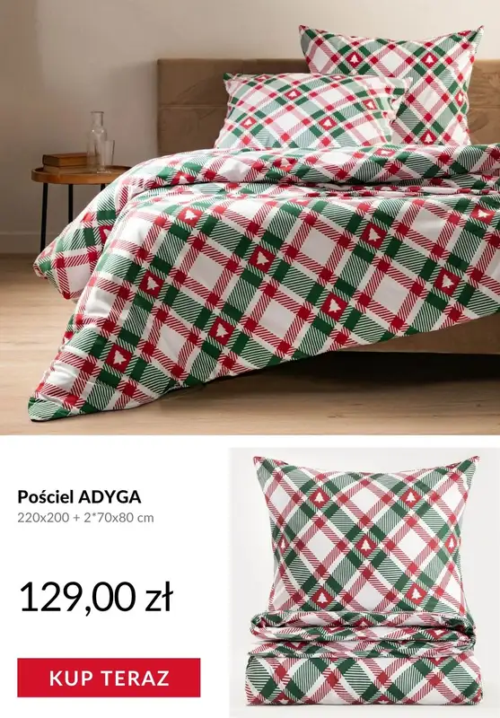 Homla - gazetka promocyjna Świąteczne pościele od czwartku 20.11  - strona 5