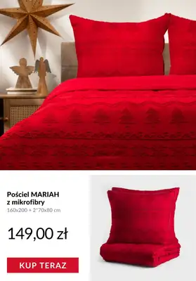 Homla - gazetka promocyjna Świąteczne pościele od czwartku 20.11  - strona 9