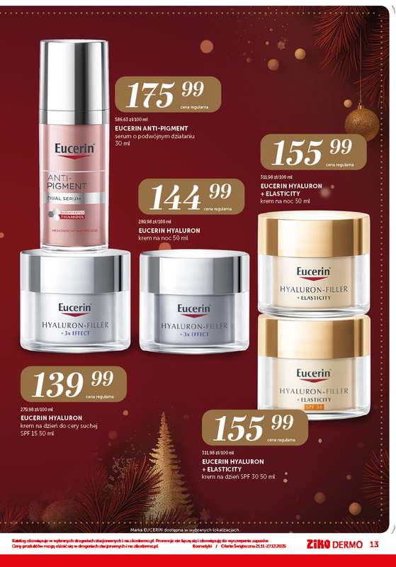 Ziko Dermo - gazetka promocyjna Gazetka od piątku 21.11 do soboty 27.12 - strona 13