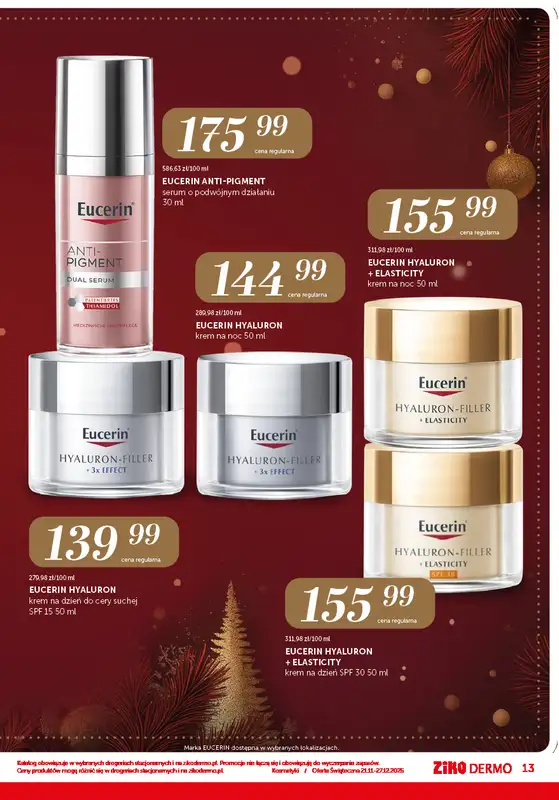 Ziko Dermo - gazetka promocyjna Gazetka od piątku 21.11 do soboty 27.12 - strona 13