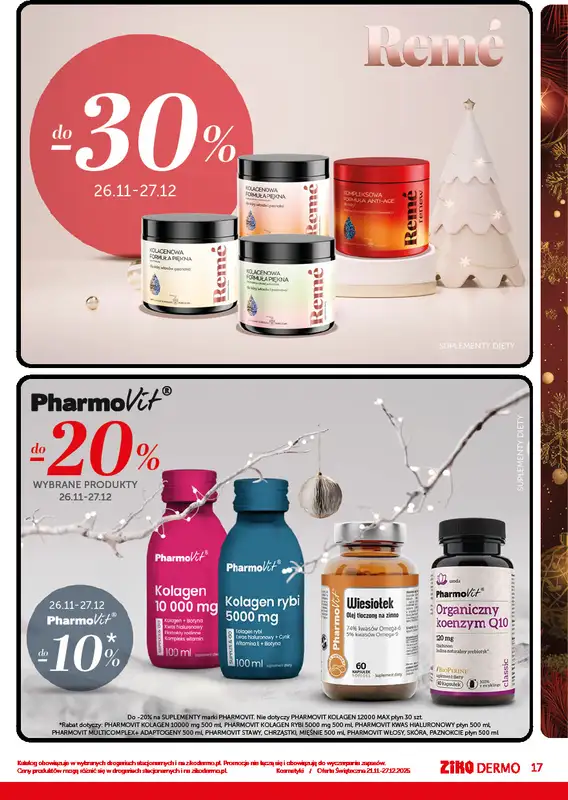 Ziko Dermo - gazetka promocyjna Gazetka od piątku 21.11 do soboty 27.12 - strona 17