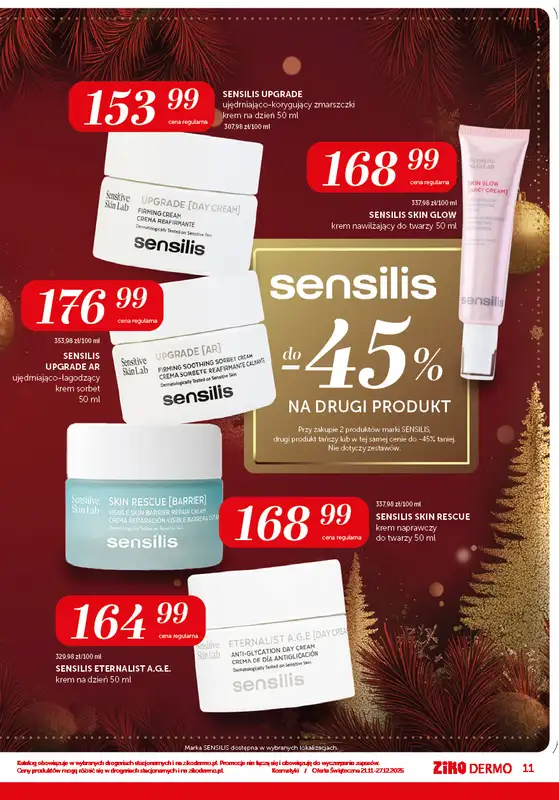 Ziko Dermo - gazetka promocyjna Gazetka od piątku 21.11 do soboty 27.12 - strona 11