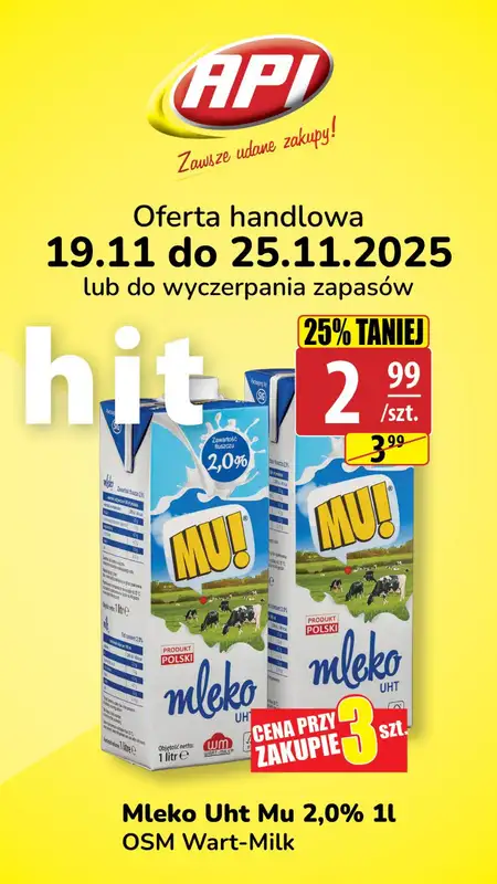 API Market - gazetka promocyjna Plakaty promocyjne od czwartku 20.11 do wtorku 25.11 - strona 3