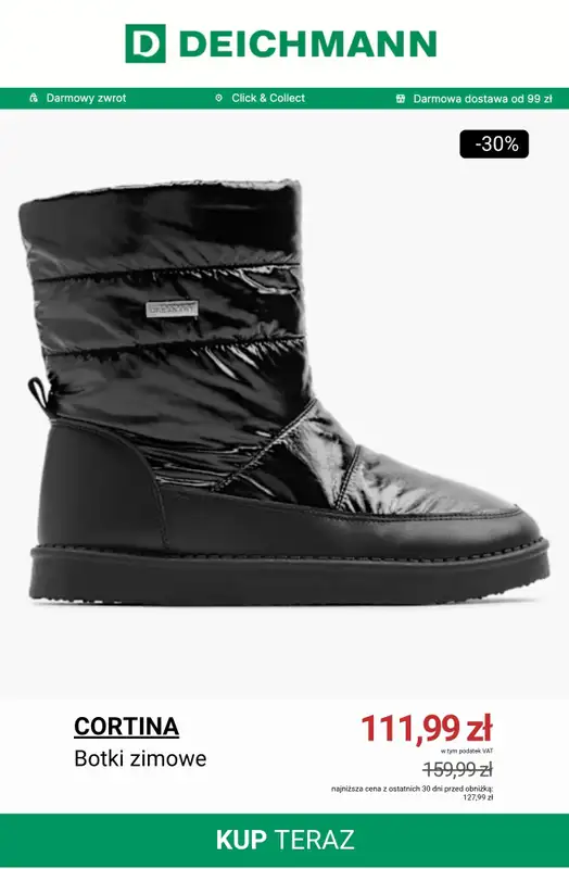 Deichmann - gazetka promocyjna Do -50% Black Week od czwartku 20.11 do poniedziałku 01.12 - strona 4