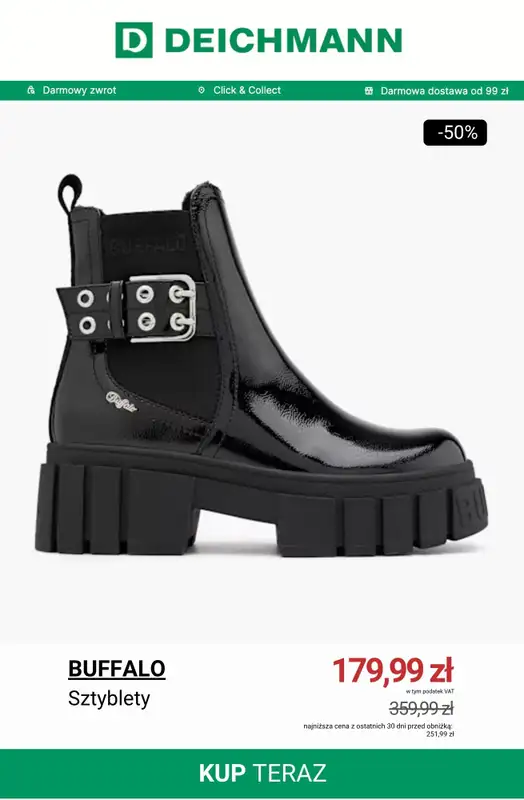 Deichmann - gazetka promocyjna Do -50% Black Week od czwartku 20.11 do poniedziałku 01.12 - strona 15