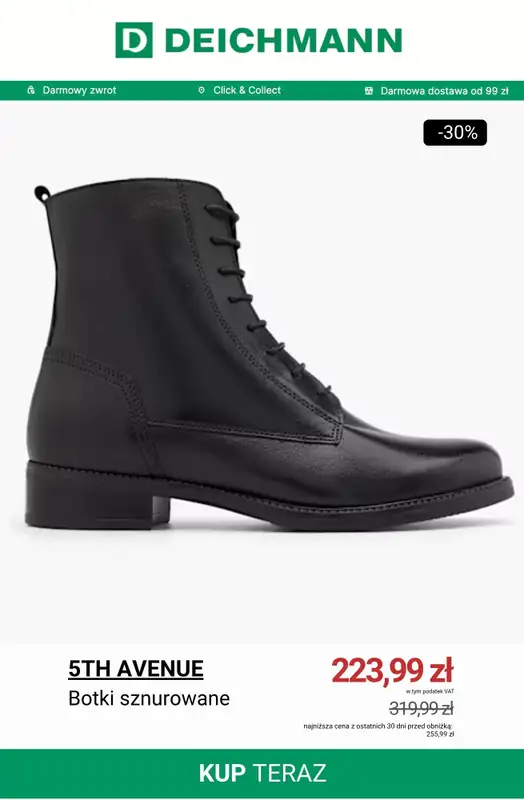 Deichmann - gazetka promocyjna Do -50% Black Week od czwartku 20.11 do poniedziałku 01.12 - strona 14