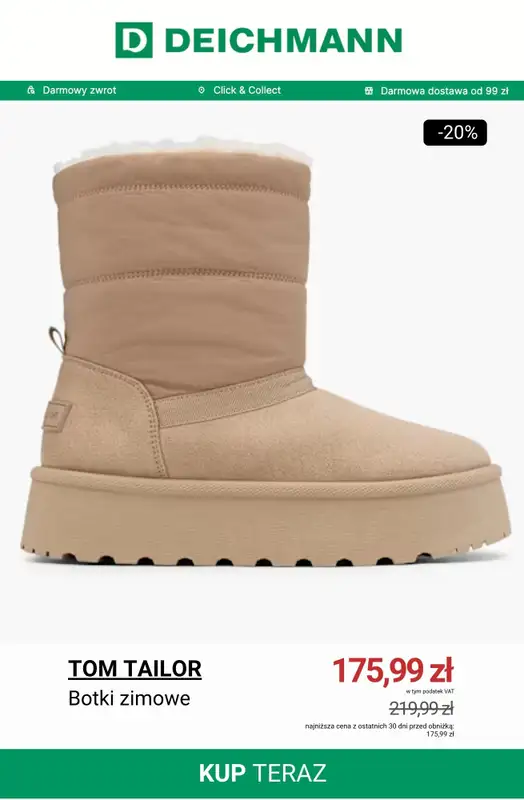 Deichmann - gazetka promocyjna Do -50% Black Week od czwartku 20.11 do poniedziałku 01.12 - strona 2