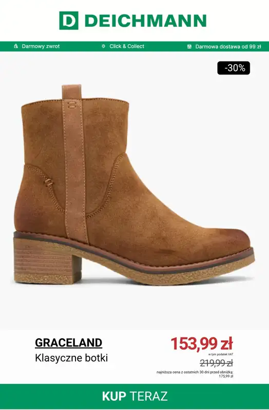 Deichmann - gazetka promocyjna Do -50% Black Week od czwartku 20.11 do poniedziałku 01.12 - strona 5