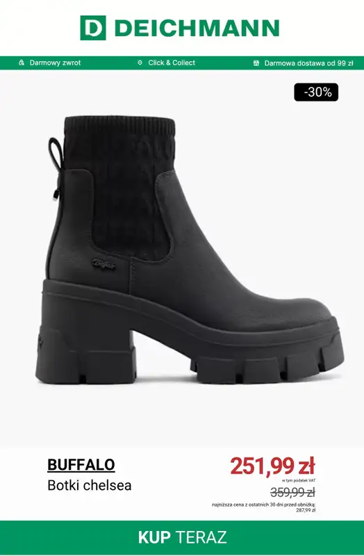 Deichmann - gazetka promocyjna Do -50% Black Week od czwartku 20.11 do poniedziałku 01.12 - strona 9