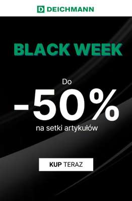 Deichmann - gazetka promocyjna Do -50% Black Week od czwartku 20.11 do poniedziałku 01.12
