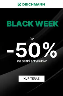 Deichmann - gazetka promocyjna Do -50% Black Week od czwartku 20.11 do poniedziałku 01.12