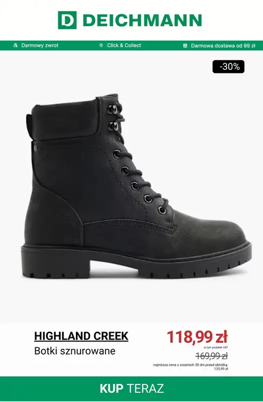 Deichmann - gazetka promocyjna Do -50% Black Week od czwartku 20.11 do poniedziałku 01.12 - strona 3