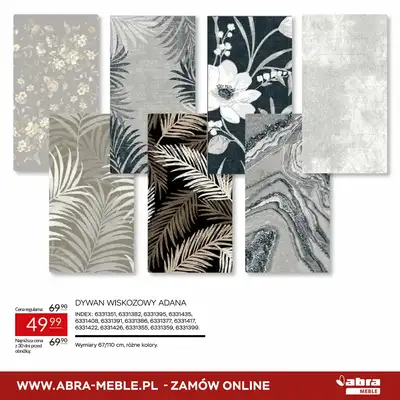 Abra Meble - gazetka promocyjna Niższe ceny na dywany od czwartku 20.11 do niedzieli 14.12 - strona 3