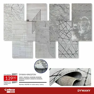 Abra Meble - gazetka promocyjna Niższe ceny na dywany od czwartku 20.11 do niedzieli 14.12 - strona 6