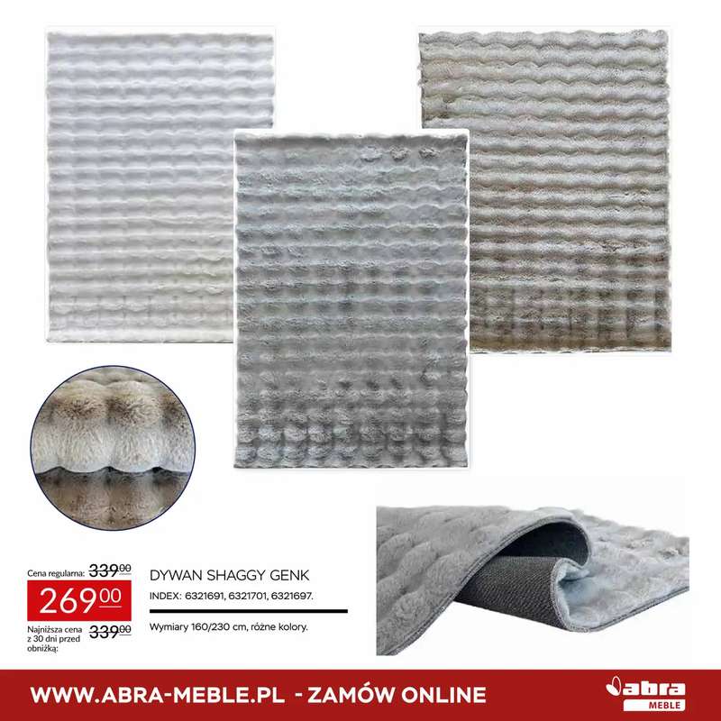 Abra Meble - gazetka promocyjna Niższe ceny na dywany od czwartku 20.11 do niedzieli 14.12 - strona 11