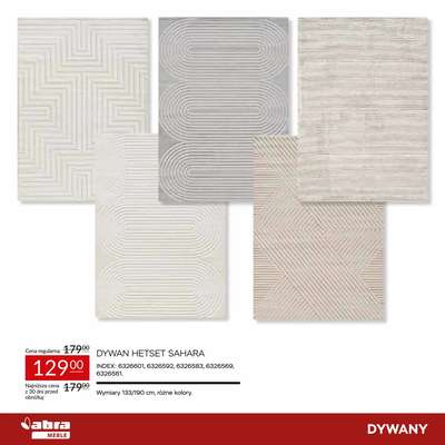 Abra Meble - gazetka promocyjna Niższe ceny na dywany od czwartku 20.11 do niedzieli 14.12 - strona 10