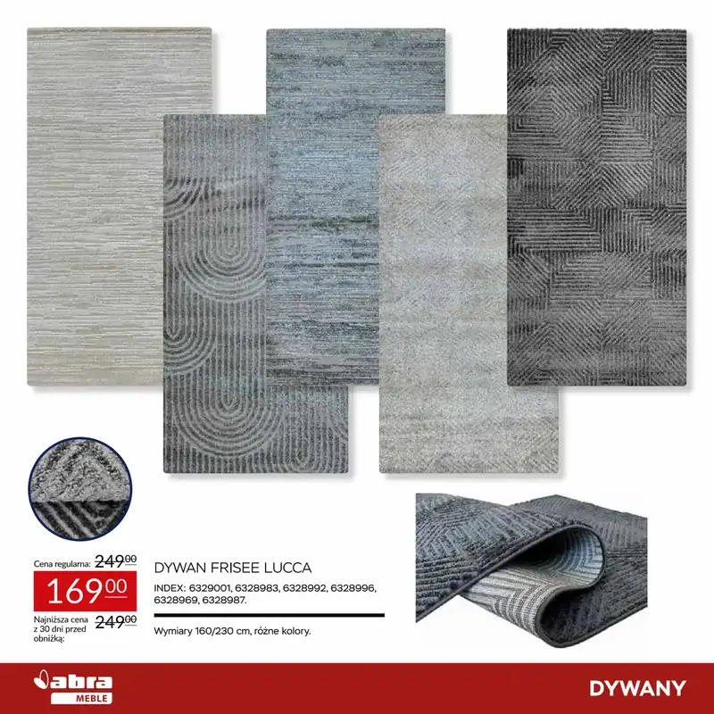 Abra Meble - gazetka promocyjna Niższe ceny na dywany od czwartku 20.11 do niedzieli 14.12 - strona 8