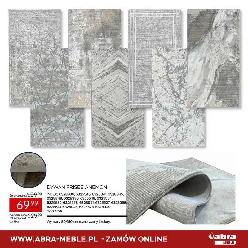 Abra Meble - gazetka promocyjna Niższe ceny na dywany od czwartku 20.11 do niedzieli 14.12 - strona 5
