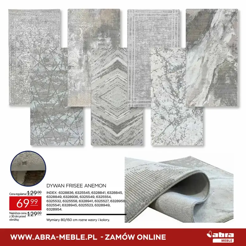 Abra Meble - gazetka promocyjna Niższe ceny na dywany od czwartku 20.11 do niedzieli 14.12 - strona 5