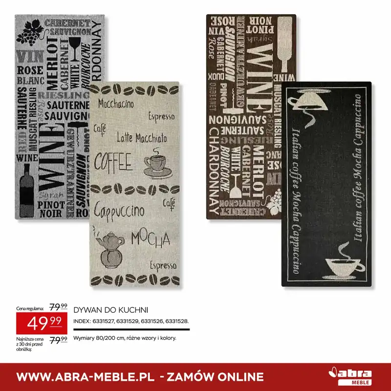 Abra Meble - gazetka promocyjna Niższe ceny na dywany od czwartku 20.11 do niedzieli 14.12 - strona 13