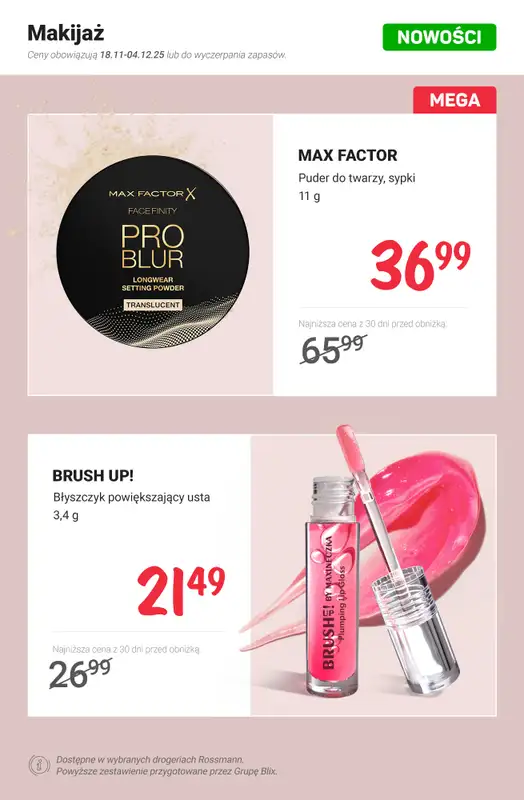 Rossmann - gazetka promocyjna Superokazje na nowości! od soboty 22.11 do czwartku 04.12 - strona 6
