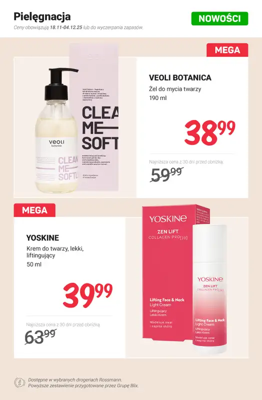 Rossmann - gazetka promocyjna Superokazje na nowości! od soboty 22.11 do czwartku 04.12 - strona 3