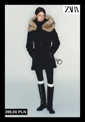 Zara - gazetka promocyjna Kurtki zimowe dla niej od czwartku 20.11  - strona 5