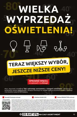 Black Red White - gazetka promocyjna Black Weeks do -60% na setki mebli i dodatków od poniedziałku 17.11 do niedzieli 30.11 - strona 13