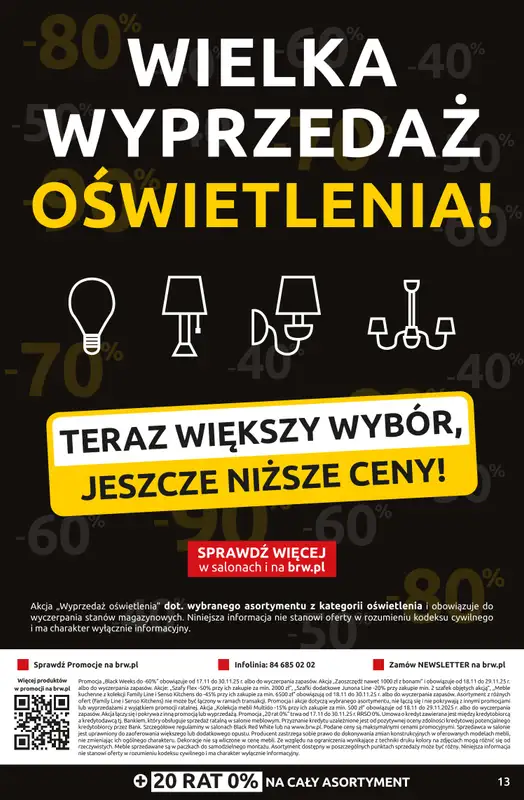 Black Red White - gazetka promocyjna Black Weeks do -60% na setki mebli i dodatków od poniedziałku 17.11 do niedzieli 30.11 - strona 13