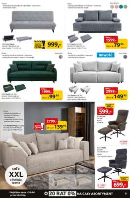 Black Red White - gazetka promocyjna Black Weeks do -60% na setki mebli i dodatków od poniedziałku 17.11 do niedzieli 30.11 - strona 9