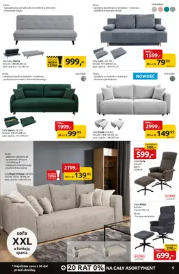 Black Red White - gazetka promocyjna Black Weeks do -60% na setki mebli i dodatków od poniedziałku 17.11 do niedzieli 30.11 - strona 9