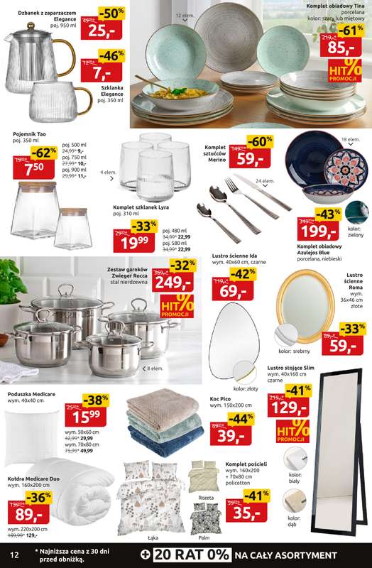 Black Red White - gazetka promocyjna Black Weeks do -60% na setki mebli i dodatków od poniedziałku 17.11 do niedzieli 30.11 - strona 12